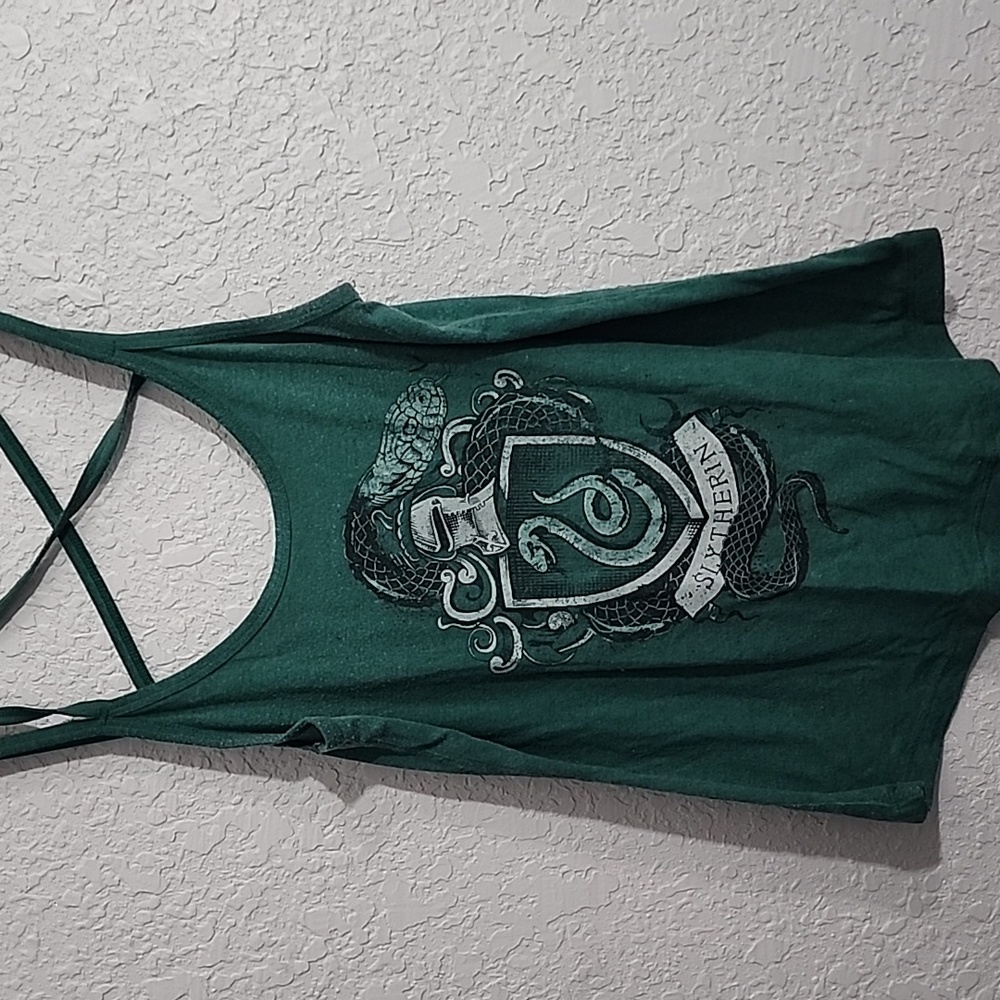 Green Slytherin tank